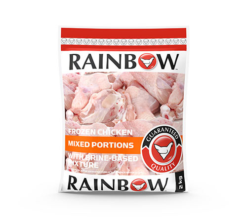 Rainbow IQF Mixed Portions 2kg