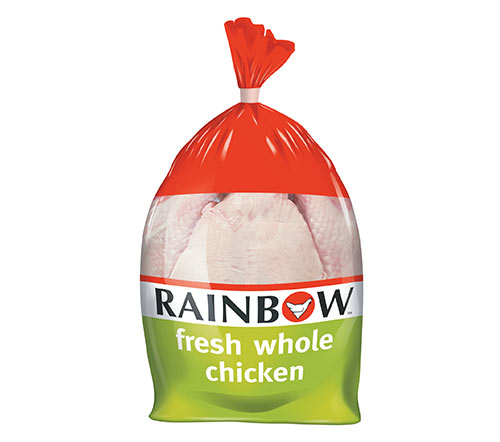 Rainbow Fresh Whole bird in bag