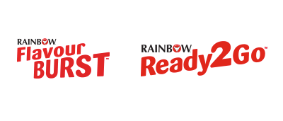 Rainbow FlavourBurst Ready2Go logo