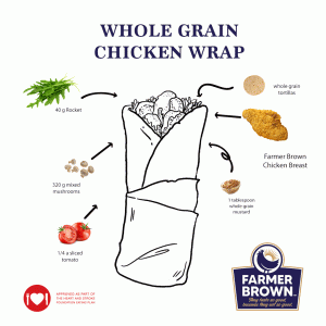 Farmer Brown Chicken Wrap