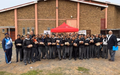 Rainbow Chicken helps high school learners access essential hygiene products